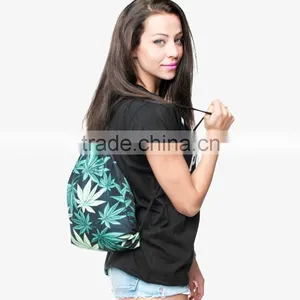 Digital Printing Nylon Fabric Shopping Bags,backpack ,drawstring Bag ,CMYK Printing thumbnail-2