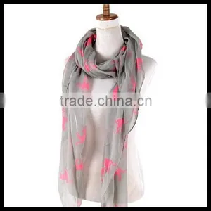 Horse Print Infinity Scarve at Stock , Holiday Scarf , Fruiends Gift , Black Friday Gift thumbnail-2