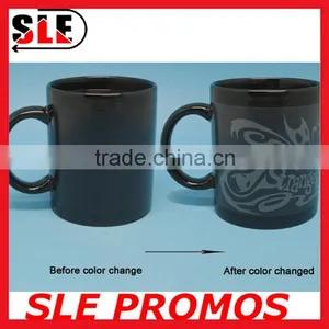 Custom Your Pattern High Quality Personalize Thermos Ceramic Cup,custom Gift Advertisement Promotional Cold Color Changing Mug thumbnail-1