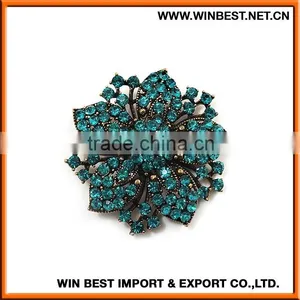 2015 Hot Selling Bridal Rhinestone Brooch, Fashion Rhinestone Brooch,metals Brooch thumbnail-6