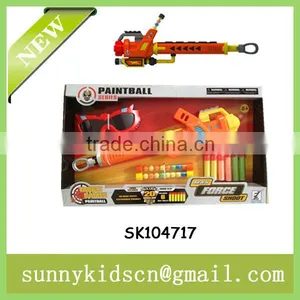 Colorful Soft Bullet Gun Paintball Gun With Glasses thumbnail-1