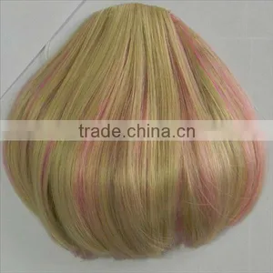 Clip Natural Blond Hair Bangs Hair Pieces Bangs thumbnail-1