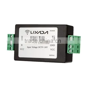 DC5-24V Smart LED Dimmer Light Controller WiFi APP Controlled Wireless Receiver Output 5 Routes PWM Data for RGBW LED Strips thumbnail-3