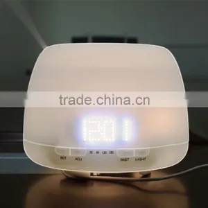 24v 400ml Ultrasonic Aromatherapy Essential Oil Diffuser With Clock thumbnail-5