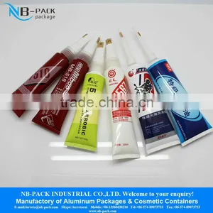 6oz White Plastic Tube Cosmetic Tube thumbnail-3