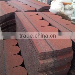 Fish-scale Asphalt Roofing Sheet Fiberglass Bitumen Shingles thumbnail-3