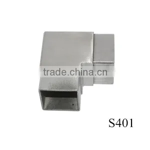 Stainless Steel 2 Way Square Tube Connectors 25mm thumbnail-1
