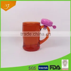 Wholsale Glass Beer Mug With Bell/color Glass Beer Mug thumbnail-1
