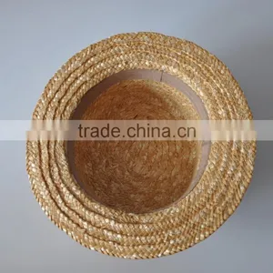 Fashion Design Customized Plain Color Unisex Straw Hat Cheap thumbnail-2