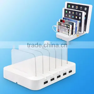 USB Port Multi Phone Charger Station Dock for Mobilephone thumbnail-1