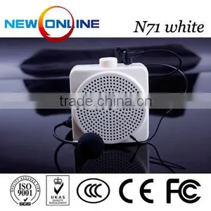 Digital Audio Mini Speaker Amplifier, Microphone,audio Amplifier, Megaphone N72 White thumbnail-1
