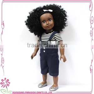 High Quality Black Doll Parts Vinyl African American Girl Dolls thumbnail-5