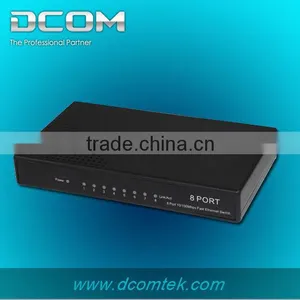 8-port 10/100M VLAN Fast Ethernet Desktop Network Switch(8 10/100M RJ45 Ports,steel Case) thumbnail-1