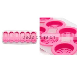 Creative 12-Cell Orange /Lemon Shaped Soft Silicone DIY Ice Cube Tray Ice Maker Jelly Pudding Mold thumbnail-5