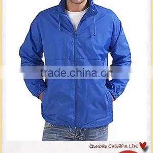 Popular Adult Waterproof Blue Rain Jacket thumbnail-1
