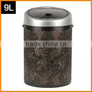 Automatic Stainless Steel Sensor Trash Creative Home Bathroom Wastebasket Covered Large European Shipping thumbnail-5