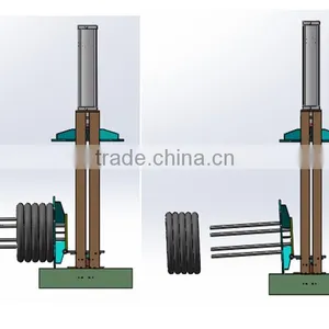 New Type Lower Price Motorcycle Tyre Press Packing Machine thumbnail-2