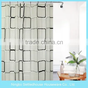 New Design OEM Acceptted Kids Bath PEVA Shower Curtain thumbnail-1