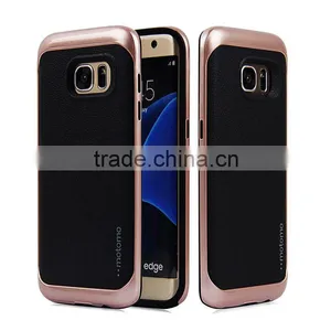 New Products 2016 Motomo New Design For Samsung Galaxy S7 Edge, TPU+PC Leather Vein Case for s7 Edge thumbnail-2