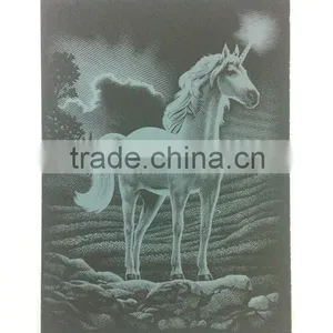 Cute Horse Print Inkjet Engraving Card/Scratch Art Foil Paper/foil Card/Scratch Foil Paper Engraving Art Quilling Art Paper thumbnail-1