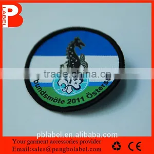 Eco-friendly Directly Factory Customized Cheap Merrowing Woven Patches for Baby thumbnail-4