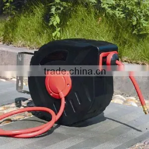 10M Auto-rewind System Plastic PU Garden Air Hose Reel 1 / 2 thumbnail-1