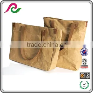 Custom Shape and Color Recycle Washalbe Kraft Bag thumbnail-1