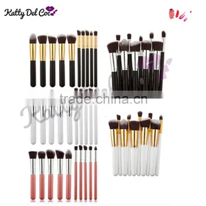 Cosmetics Brush Wholesale 10pcs Gold Alumium Luxury Best Quality Professional Makeup Brush Set thumbnail-1