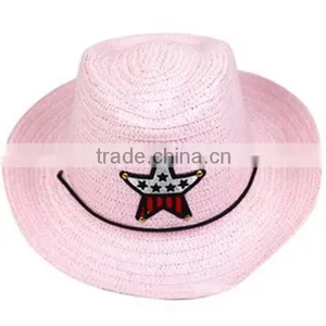 Fashion Style High Quality Straw Wholesale Kids Cowboy Hats Quality Choice thumbnail-6