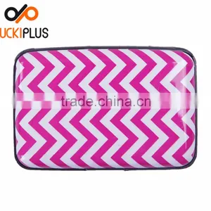 Luckiplus Inventory Hot Pink Pattern Aluminum Wallets Identity Theft Blocker thumbnail-3
