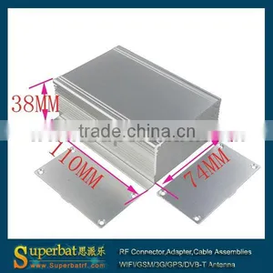 Silvery Enclosure Case Aluminum Slim Light Box thumbnail-1