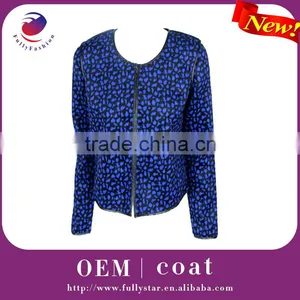 Newest Popular Style Autumn Blue Coat for Ladies thumbnail-1