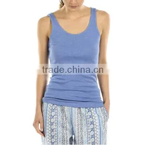 Basic Singlet Cotton Modal-Indigo thumbnail-1