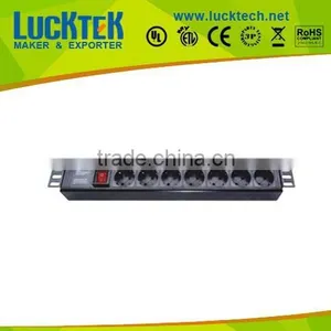 19" 1.5U 7 WAY GERMANY PDU SOCKET thumbnail-1