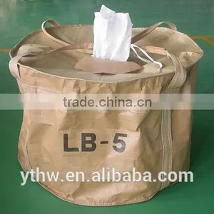 PP U-panel Baffle Big Bag /ventilated 4 Panel Baffle Bag With Open Top Discharge Spout thumbnail-1