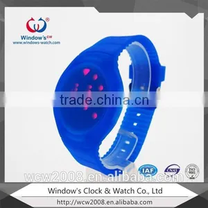 LED Multi-color Watch Touch Screen Waterproof Watch thumbnail-3