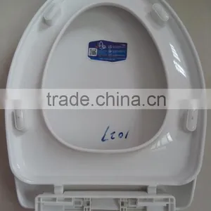 1027 Elongated Molded PP Toilet Seat With Easy Clean and Change Hinges thumbnail-5