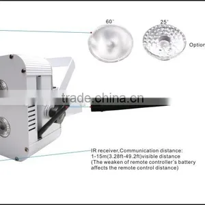 Remote Control RGBWA 5 in 1 Wireless Dmx Led Slim Par Light thumbnail-5