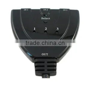 HDMI 1.4 Switch 3D 3-Port Bi-direction 3x1 HDMI Pigtail Auto Switcher 1x3 HDMI Splitter thumbnail-2