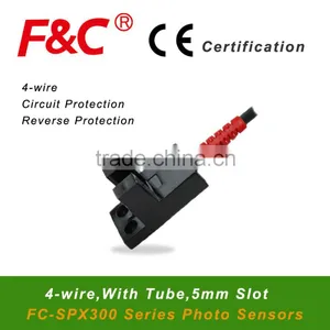 Circuit Protected, Polarity Reverse Protected, 4-wire, High Light LED Photoelectric Sensor, FC-SPX307 Series. thumbnail-1