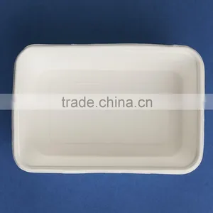 BX-0705 Rectangle Disposable 100% Biodegradable Sugarcane Box thumbnail-3