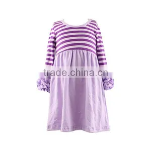 Infant Clothes Autumn Dress Wholesale Baby Remake Frocks White Skirt Icing Toddler Dress Ruffle Sleeve Dresses Girls thumbnail-4