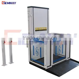 Factory Price Vertical Hydraulic Stair Wheelchair Lift for Home thumbnail-1