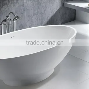 Artificial Stone Freestanding Bath Tub,portable Freestand Bathtub,Solid Surface Bathtub, thumbnail-6