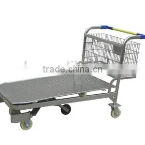 Five Wheels Steel Panel Warehouse Trolley thumbnail-1