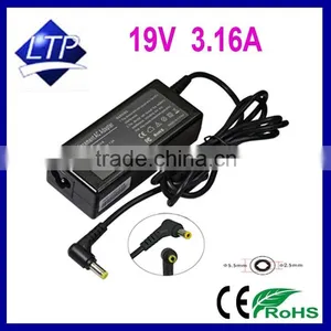 60W Power Supply 19V 3.16A 5.5*2.5 mm Laptop Adapter for Gateway PA-1600-01 Notebook Charger thumbnail-1