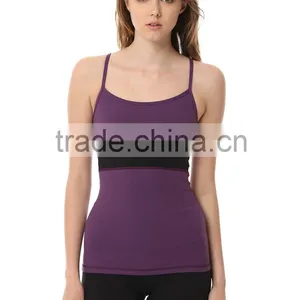 Ladies's Yoga Wear Slim Fit Sexy Jersey Women Fashion Lounge Tank thumbnail-2
