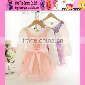 2016 Europe Kids Beautiful Model Dresses OEM Selling Princess Girl Kids Fashion Dresses Pictures thumbnail-3