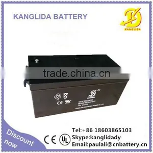 12v260ah Rechargeable Solar Battery, Kanglida Lead Acid Battery thumbnail-1