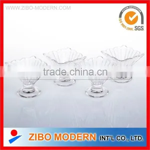 Set of 4pc Glass Ice Cream Cup thumbnail-1